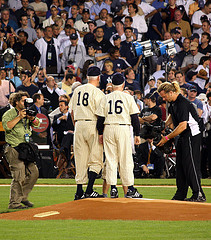 Don Larsen Whitey Ford Juego Final Yankee Stadium viego 2008